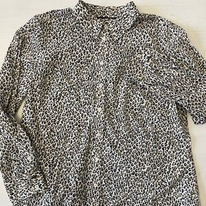 Talbots Leopard Print Women’s Blouse